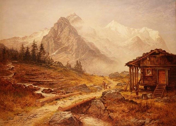 Näkymä Zugspitzeltä Garmisch-Partenkirchenistä käsin tekijältä Benjamin Williams Leader