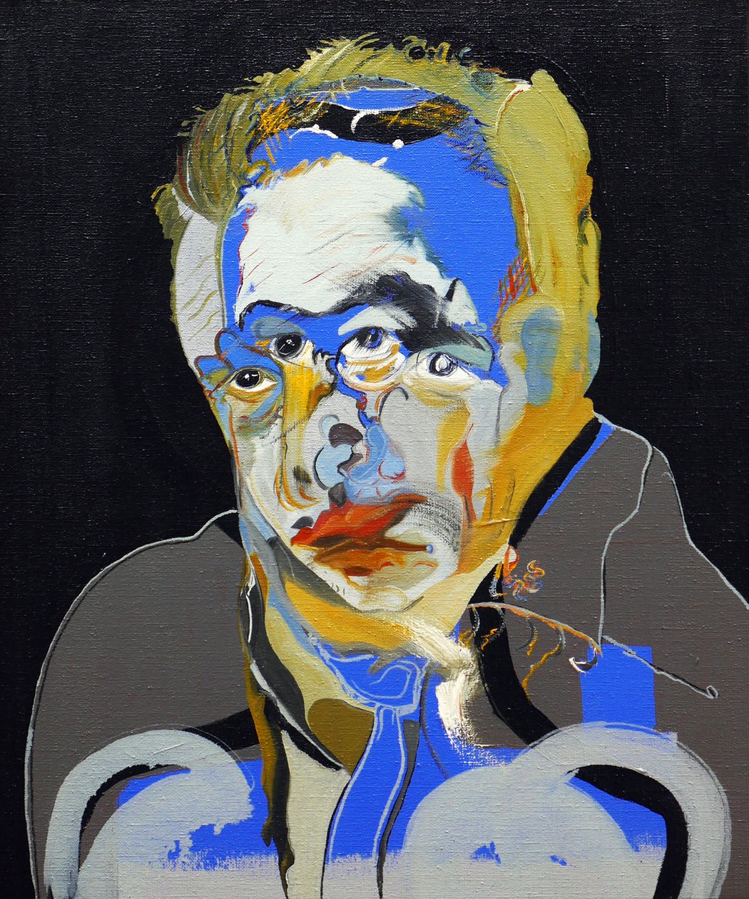 Historian 50 suurinta kirjailijaa : Albert Camus, 2015 (öljy ja akryyli kankaalle). tekijältä Benoit Erwann Boucherot