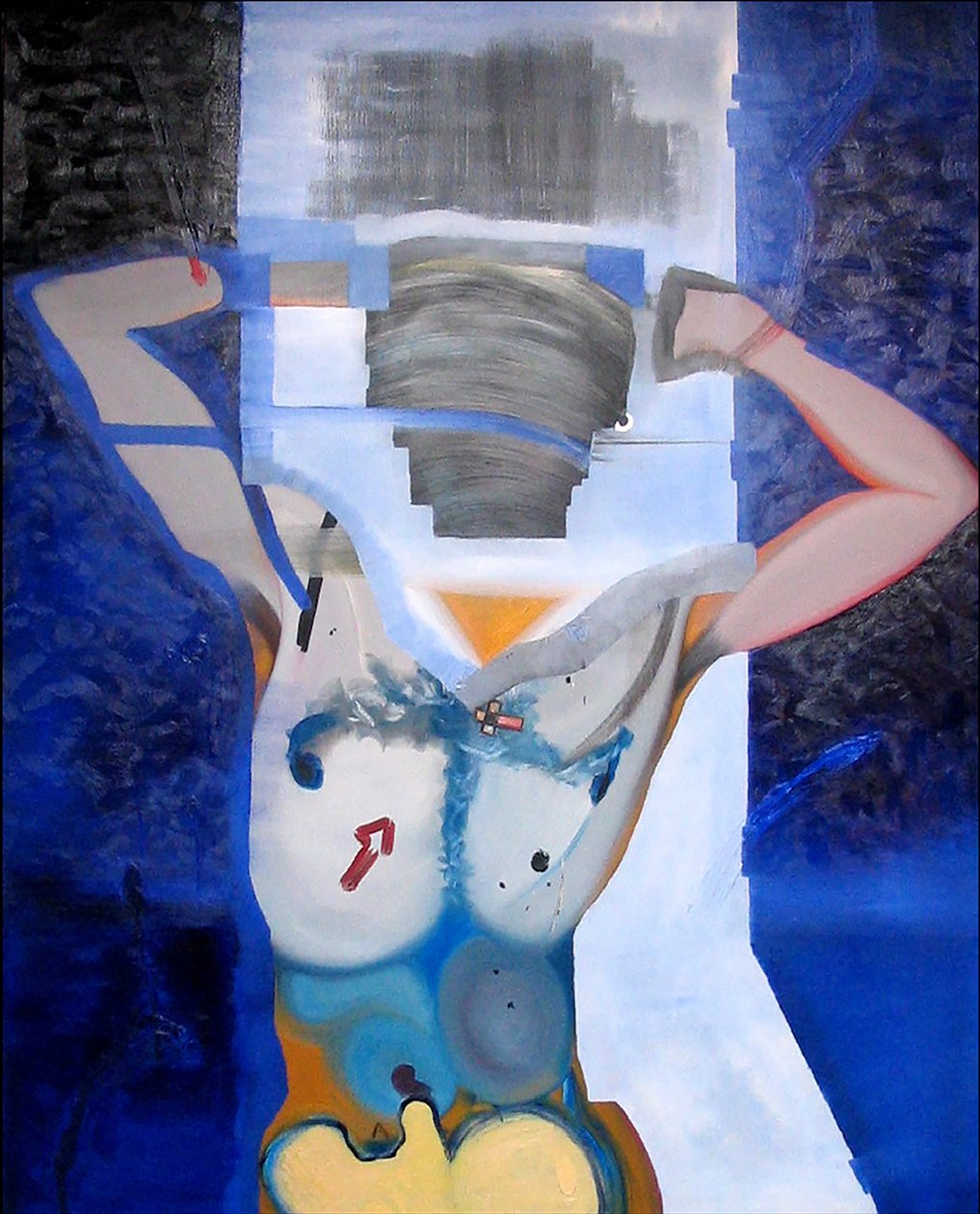 Homme libre, 2006 (öljy ja akryyli kankaalle) tekijältä Benoit Erwann Boucherot