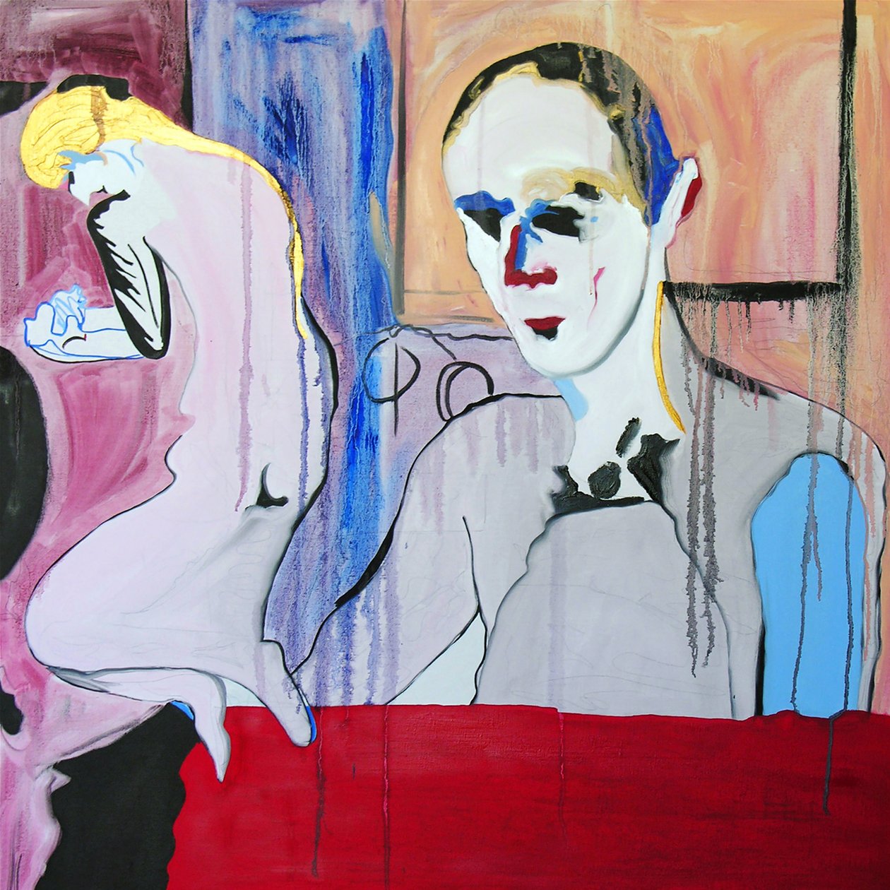 Bonnardin perhe, 2005 (öljy kankaalle) tekijältä Benoit Erwann Boucherot