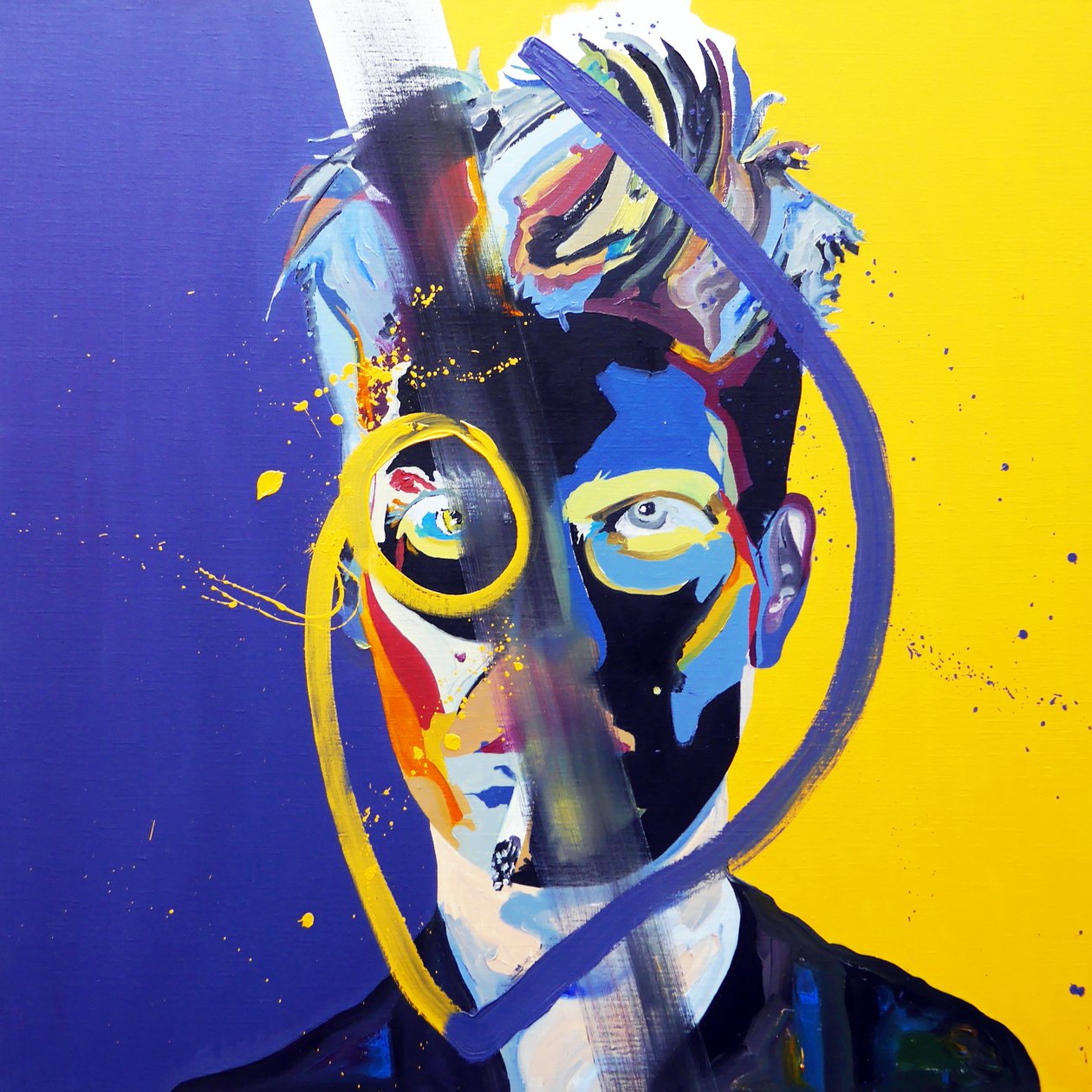 Surportrait : Astrid, 2016 (öljy kankaalle) tekijältä Benoit Erwann Boucherot