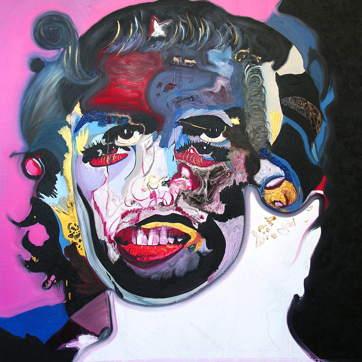 Surportrait : Marilyn Monroe  Che Guevara, 2003 (öljy kankaalle). tekijältä Benoit Erwann Boucherot