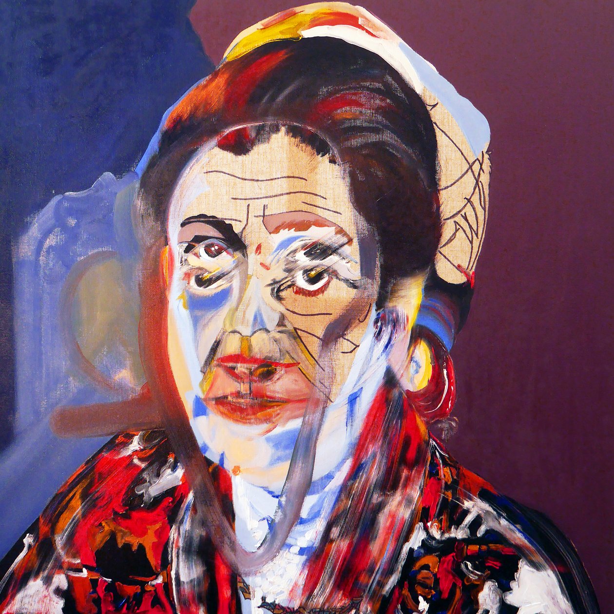 Surportrait : Simone Veil, 2020 (öljy kankaalle) tekijältä Benoit Erwann Boucherot