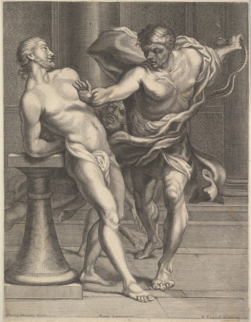 Kristuksen ruoskiminen, 1680-1719. tekijältä Benoit Thiboust