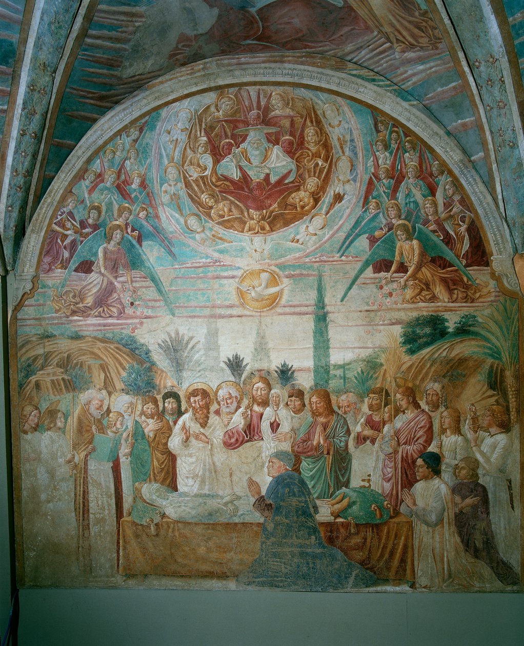 Neitsyen kuolema tekijältä Benozzo di Lese di Sandro Gozzoli