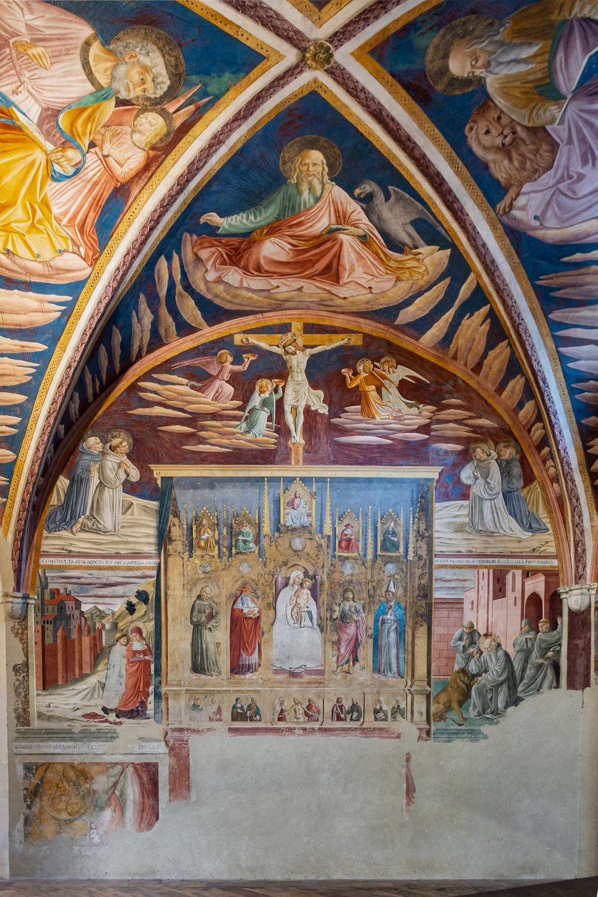 Pyhän Hieromuksen kappeli tekijältä Benozzo di Lese di Sandro Gozzoli