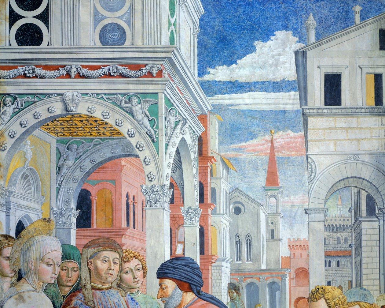 Pyhän Augustinuksen tarinoita tekijältä Benozzo di Lese di Sandro Gozzoli