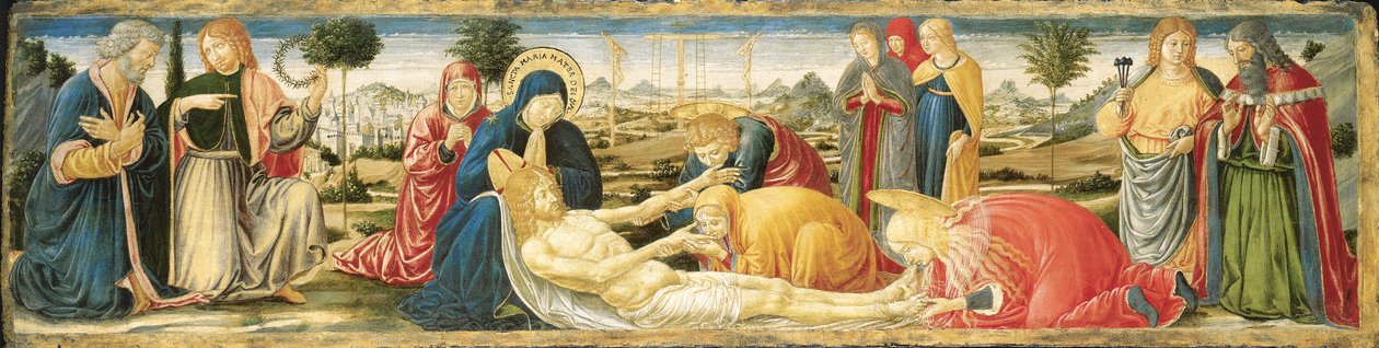 Valituslaulu kuolleesta Kristuksesta tekijältä Benozzo di Lese di Sandro Gozzoli