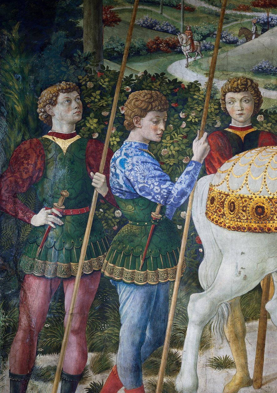 Magi-kulkue, yksityiskohta tekijältä Benozzo di Lese di Sandro Gozzoli
