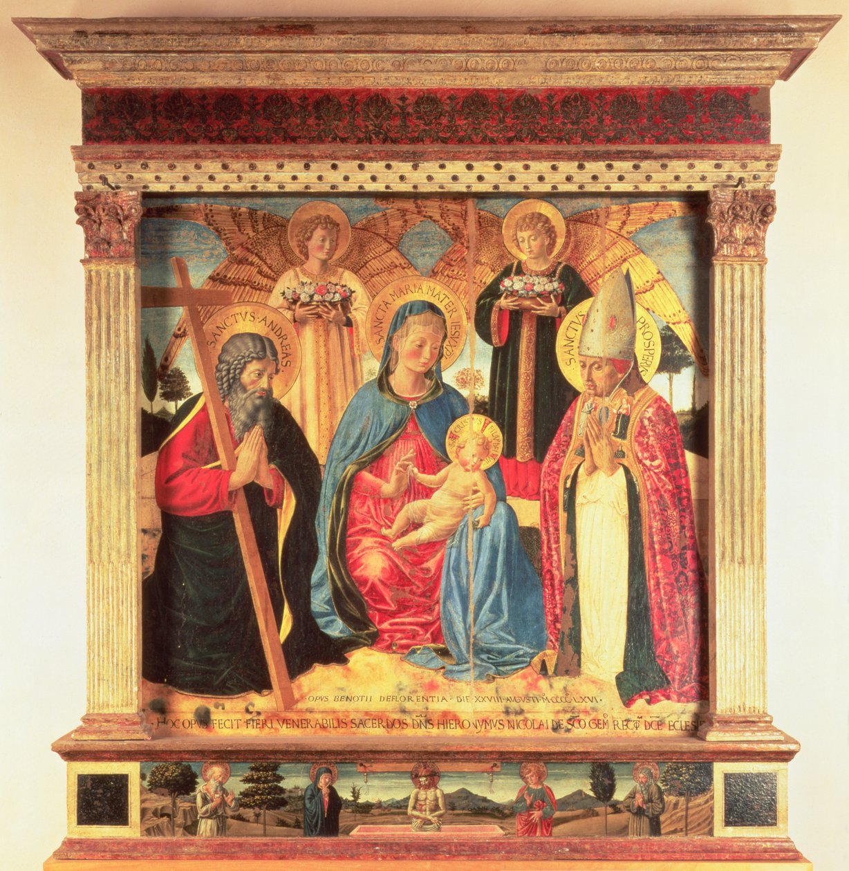 Neitsyt ja lapsi tekijältä Benozzo di Lese di Sandro Gozzoli