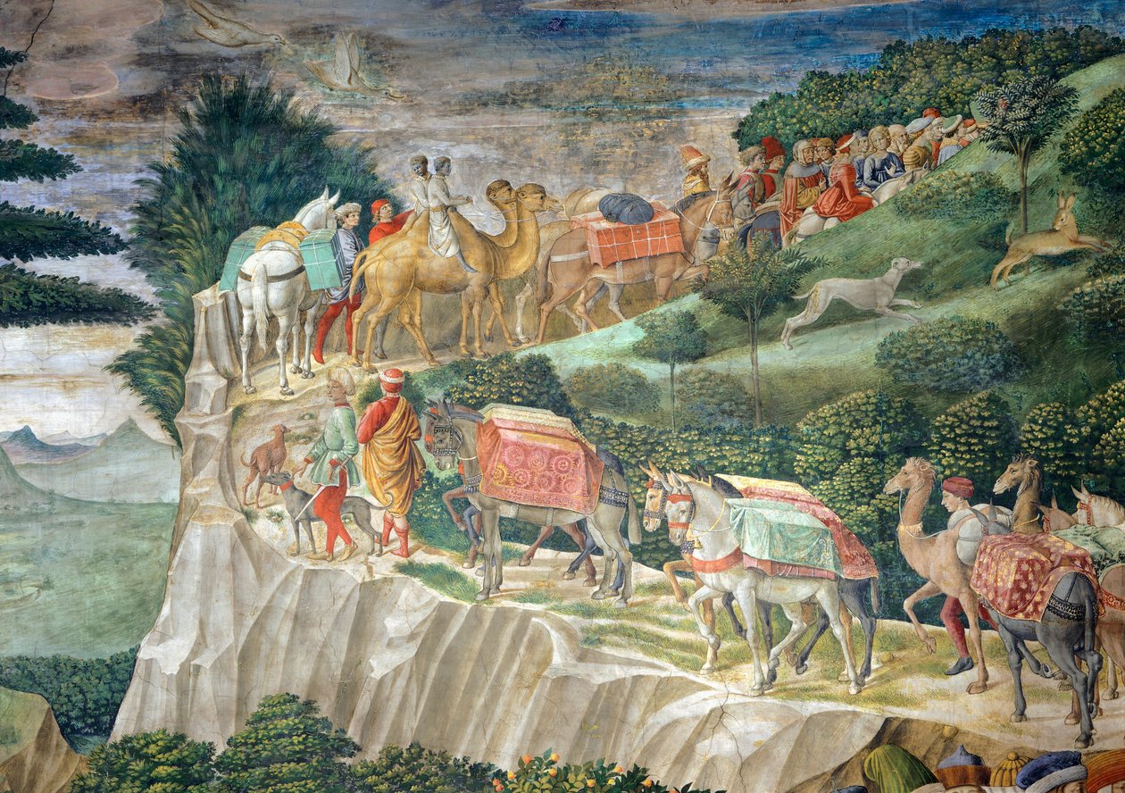 Maagien kavalkadi tekijältä Benozzo di Lese di Sandro Gozzoli