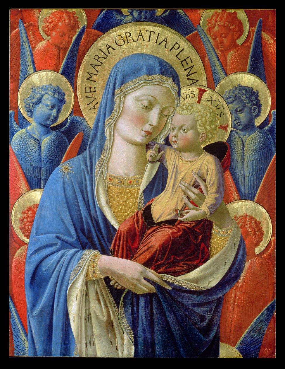 Huonekalut ja erilaiset esineet 1100- ja 1300-luvuilta tekijältä Benozzo di Lese di Sandro Gozzoli
