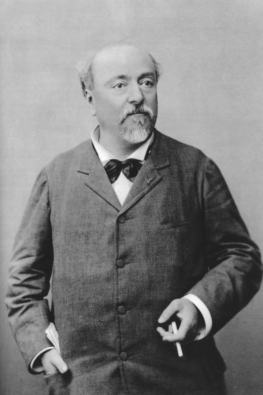 Emmanuel Chabrier 1841-1894, ranskalainen romanttinen säveltäjä ja pianisti tekijältä Benque