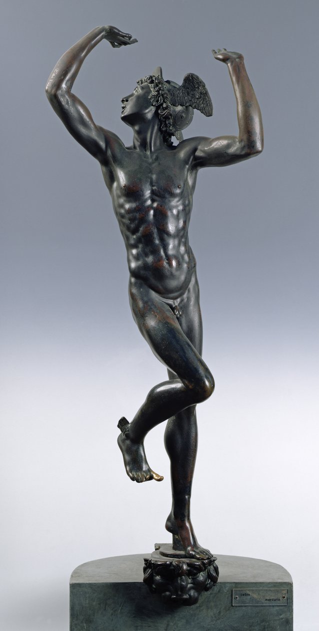 Merkurius (pronssi) tekijältä Benvenuto Cellini