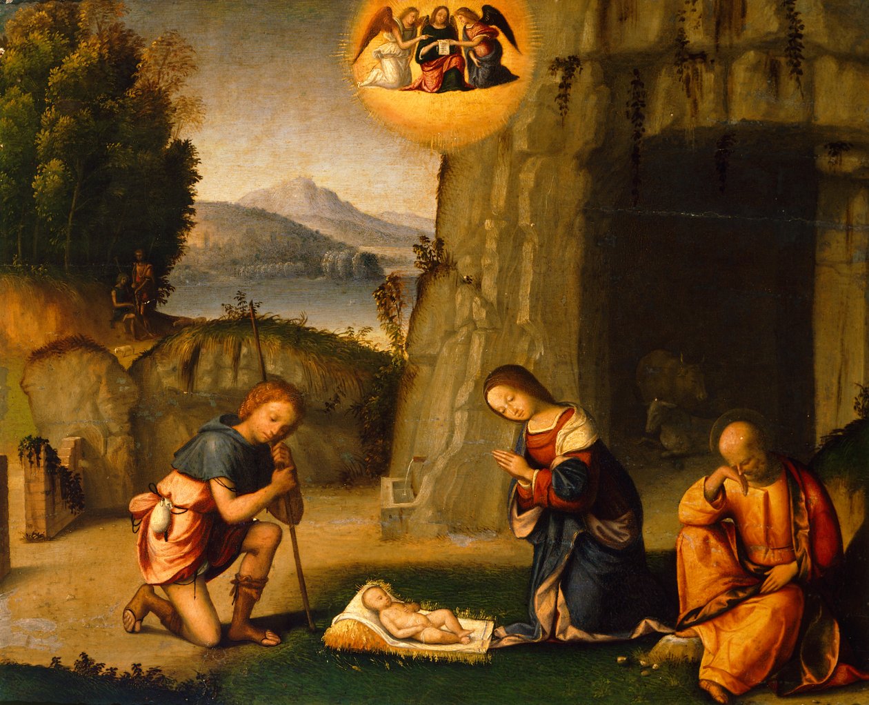 Syntymä, kirjoittanut Benvenuto Garofalo (1481-1559) tekijältä Benvenuto Tisi da Garofalo