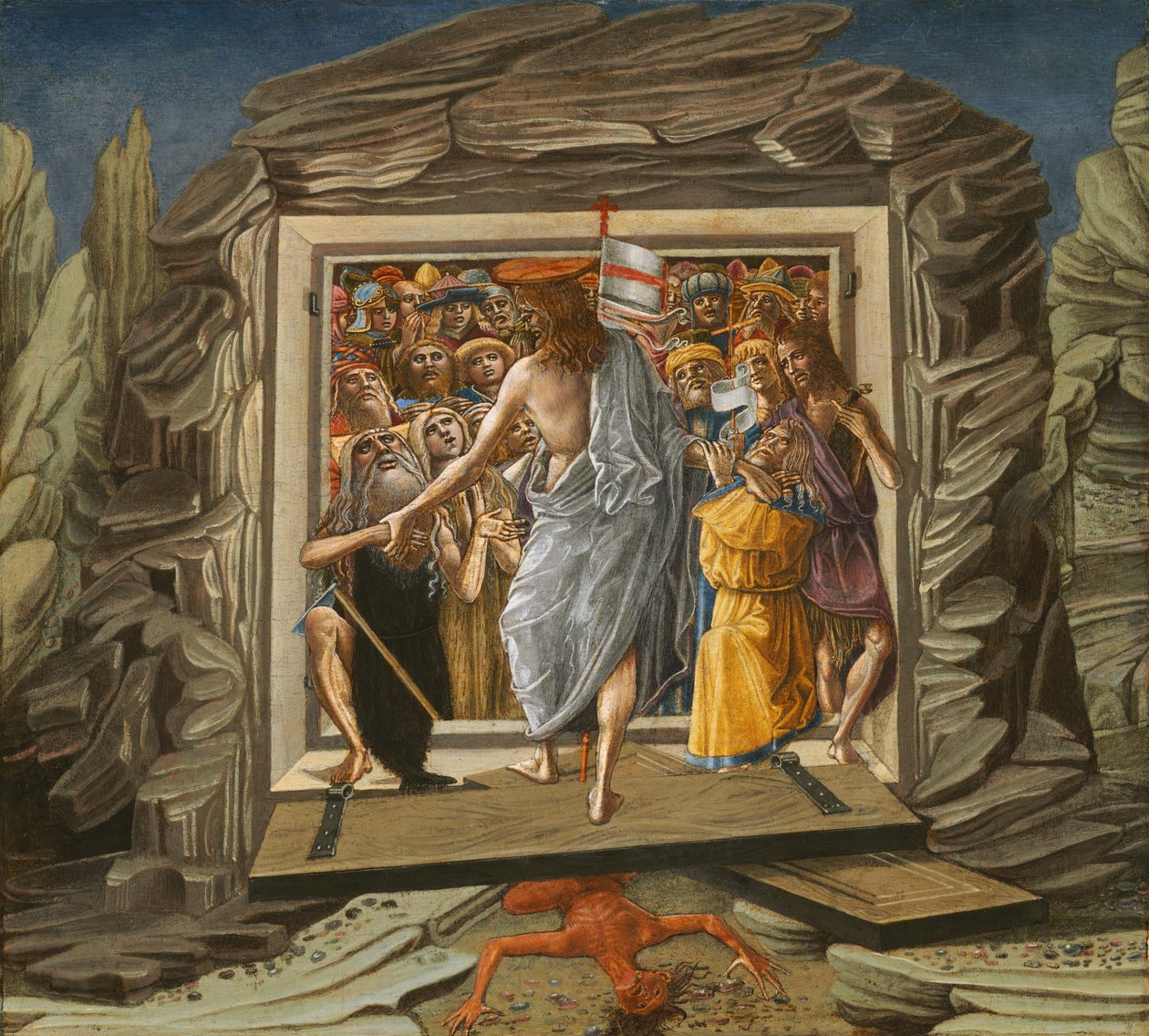 Kristus Limbossa, luultavasti 1491. tekijältä Benvenuto di Giovanni