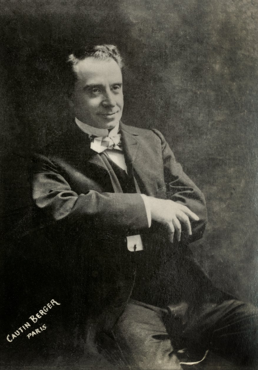 Ranskalaisen taiteilijan Jules Charles Truffierin muotokuva ( 1856). tekijältä Berger & Cautin