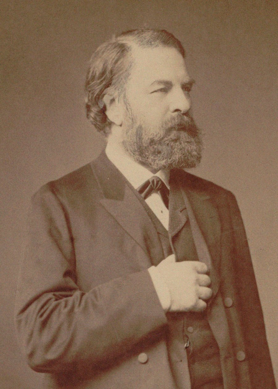 Muotokuva viulisti ja säveltäjä Joseph Joachim 1831-1907, 1887. tekijältä Berlin . Photo studio Loescher and