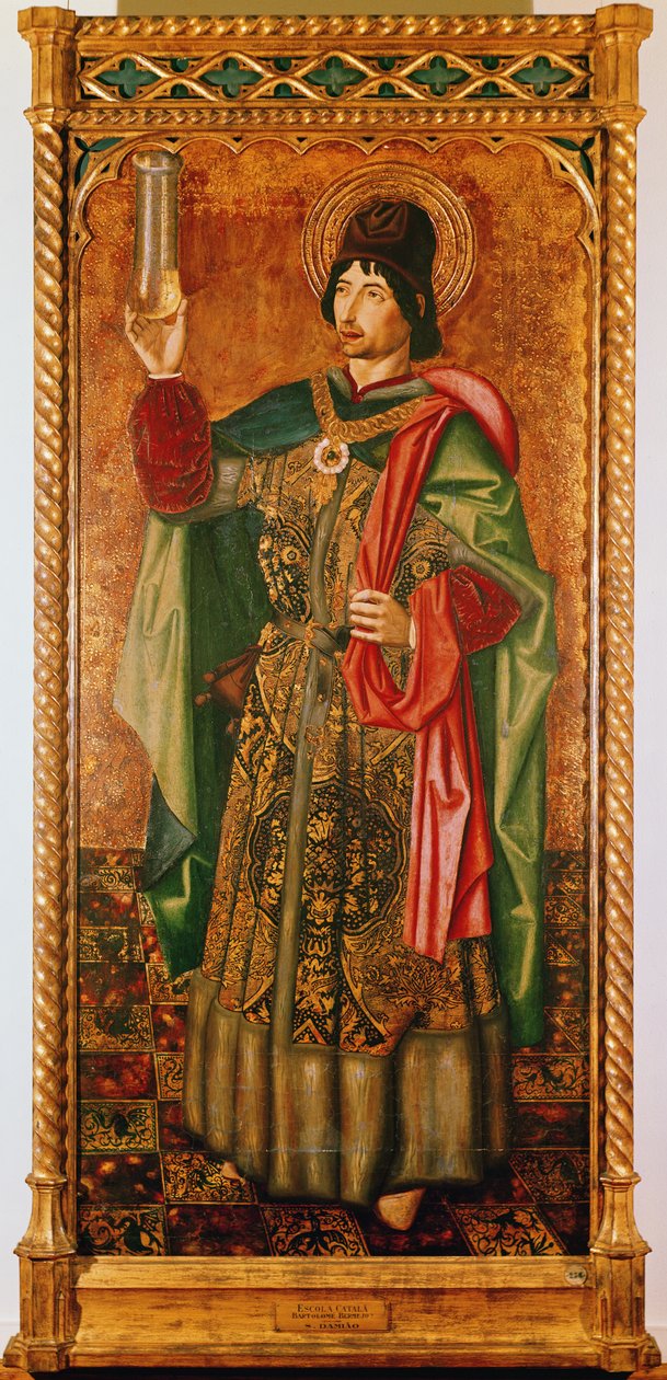 Pyhä Damian, noin 1490 tekijältä Bermejo