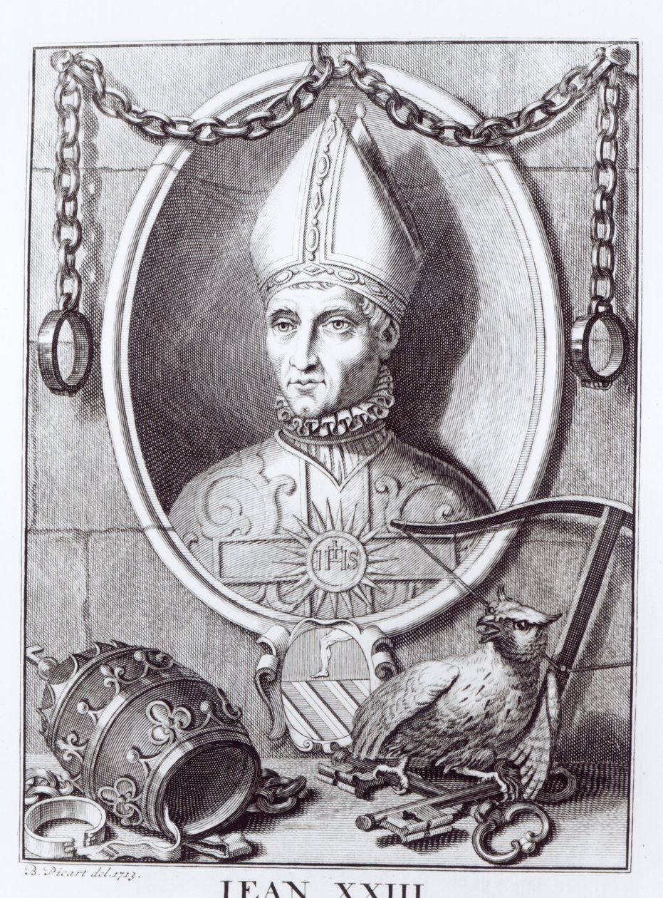 Antipaavi Johannes XXIII, 1713 tekijältä Bernard Picart