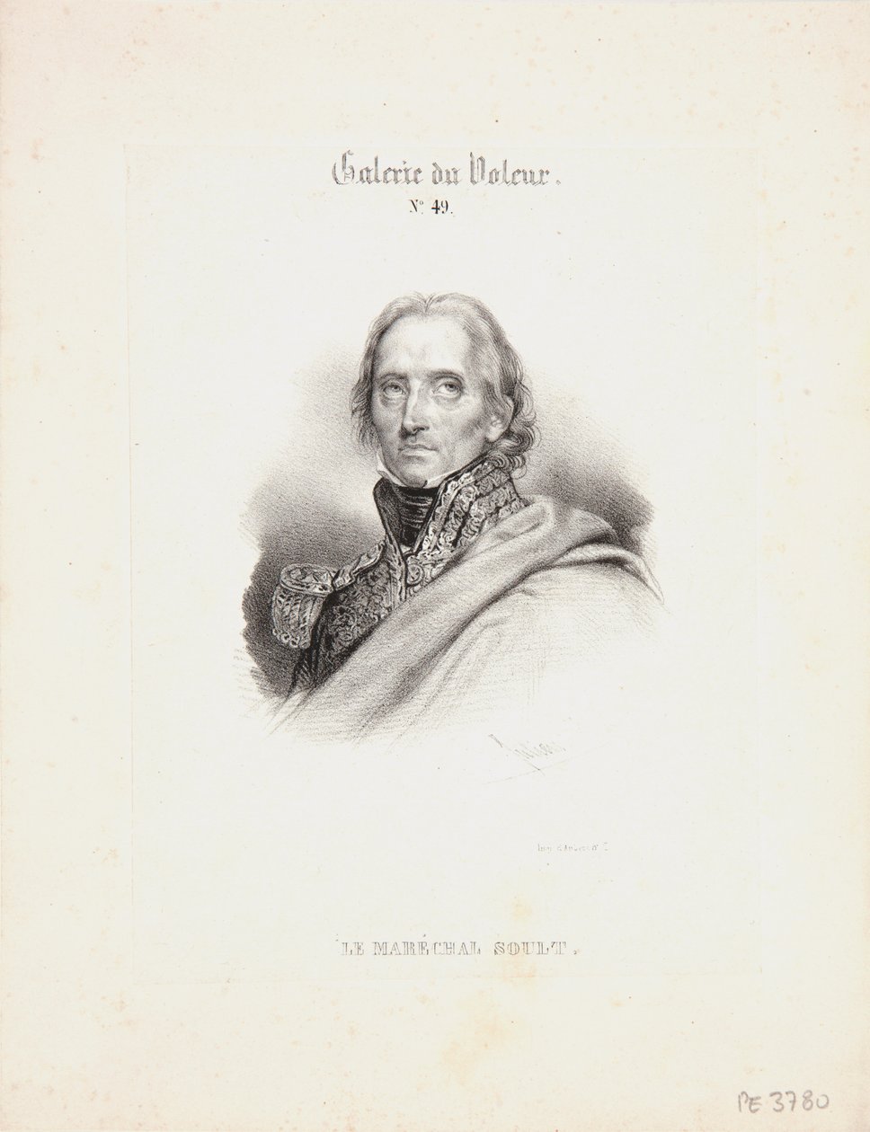 Marsalkka Soult, noin 1840 tekijältä Bernard Romain Julien