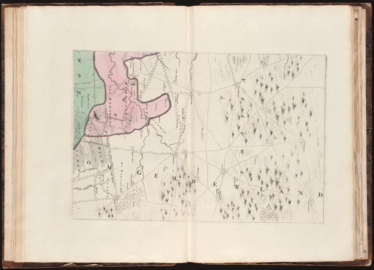 Nieuwe map van den Lande van Utrecht volgens ordre van d’Ed. Katti. Heeren Staten tekijältä Bernard de Roĳ
