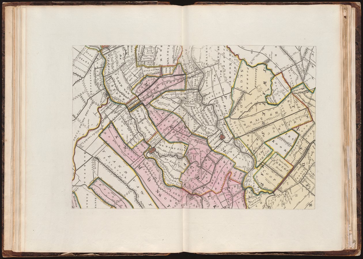 Nieuwe map van den Lande van Utrecht volgens ordre van d’Ed. Katti. Heeren Staten tekijältä Bernard de Roĳ