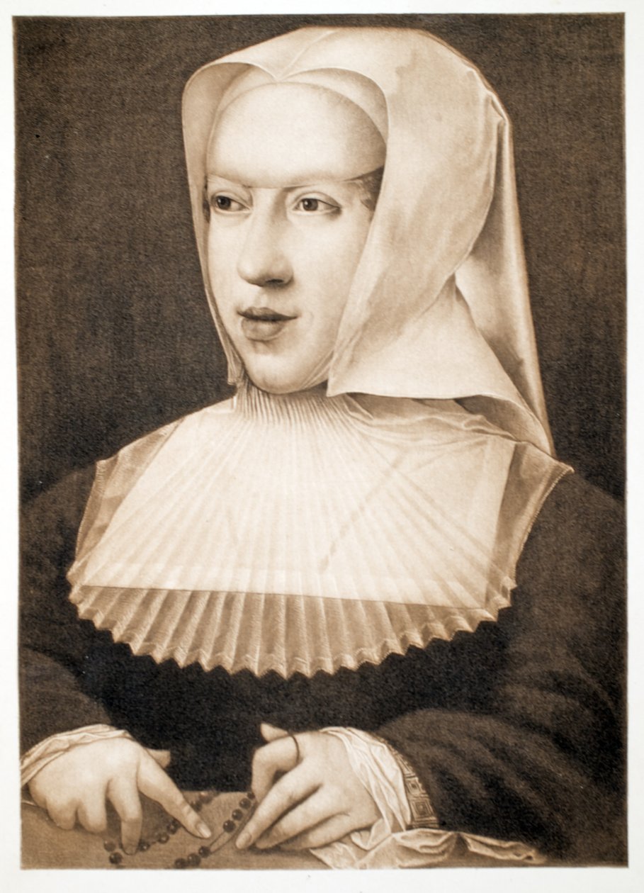 Margaret SavoijalainenTaavinmaa, Alankomaiden regentti, julkaisu. 1902 (kolotypia) tekijältä Bernard van Orley