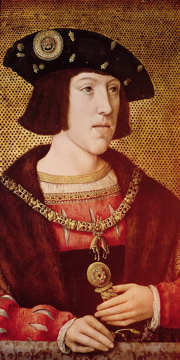 Kaarle V:n muotokuva (1500-1558) tekijältä Bernard van Orley