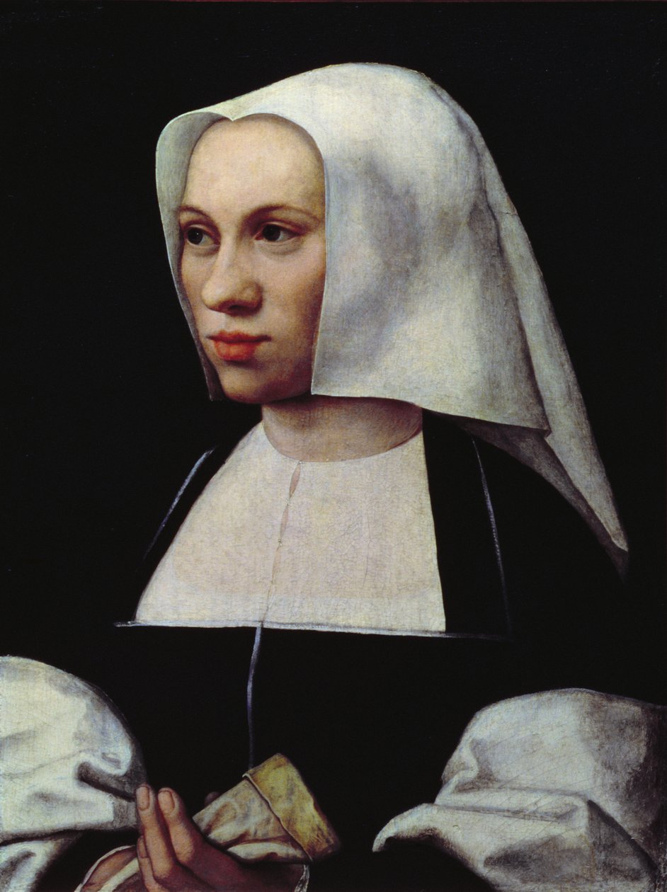 Naisen muotokuva, n. 1521-25 (paneeli) tekijältä Bernard van Orley
