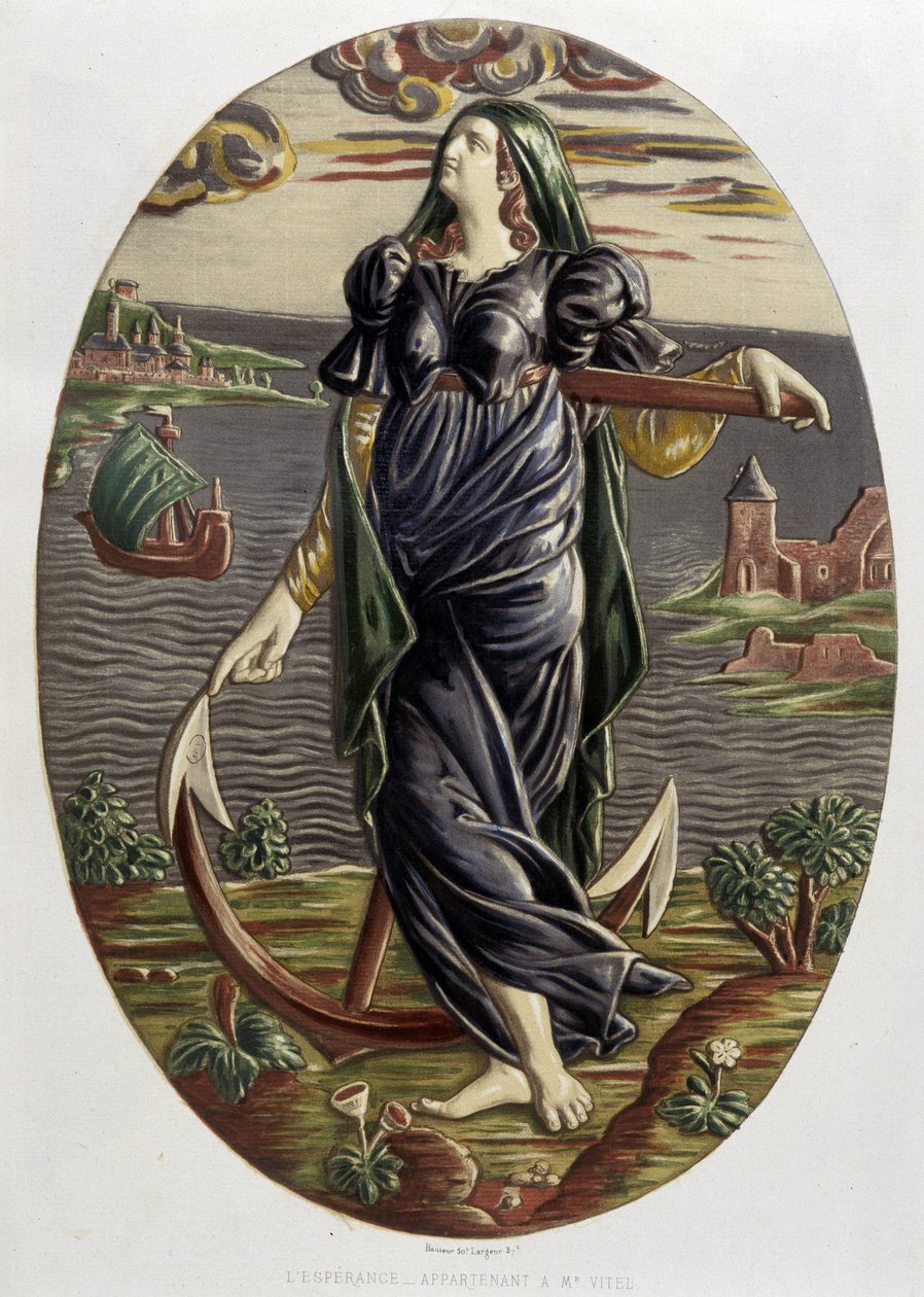 Hope - Keraaminen astia, C. Delangen ja C. Bornemanin teoksessa ”The work of Bernard Palissy”, Pariisi tekijältä Bernard (after) Palissy