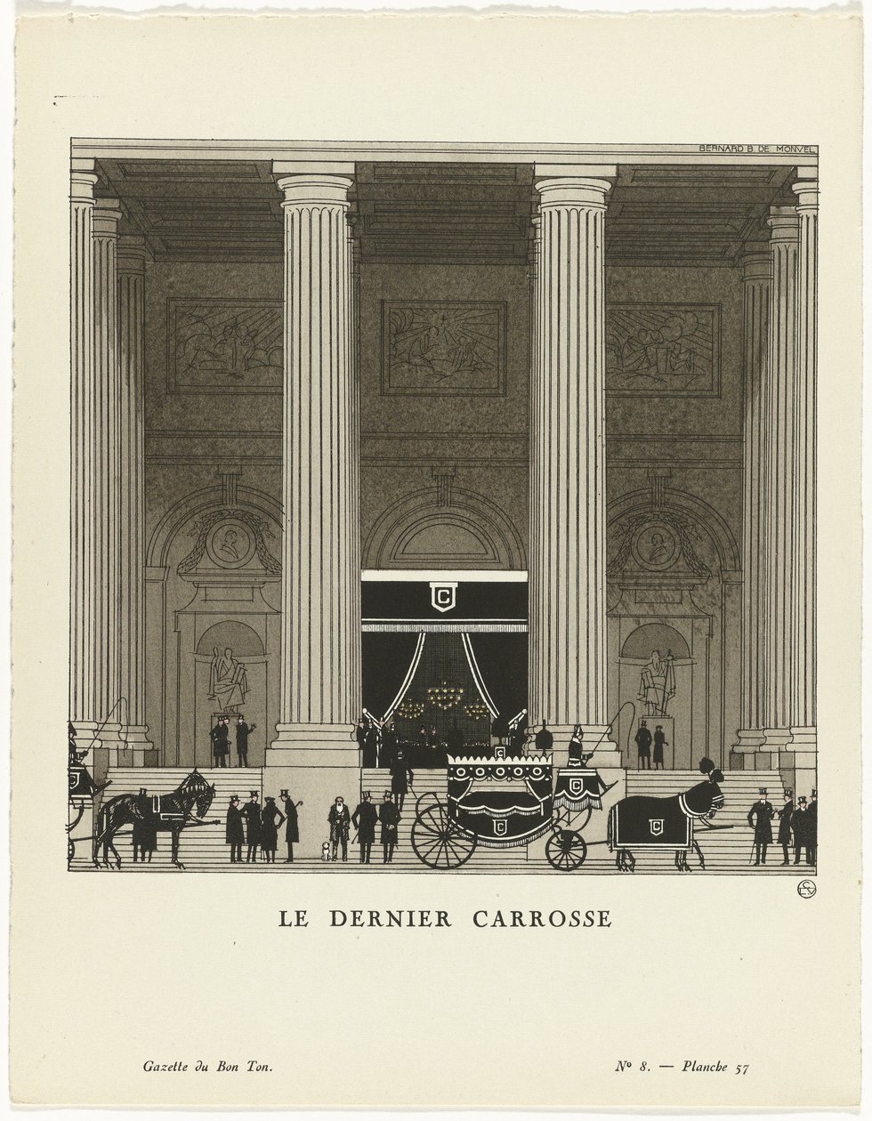 Gazette du Bon Ton tekijältä Bernard Boutet de Monvel