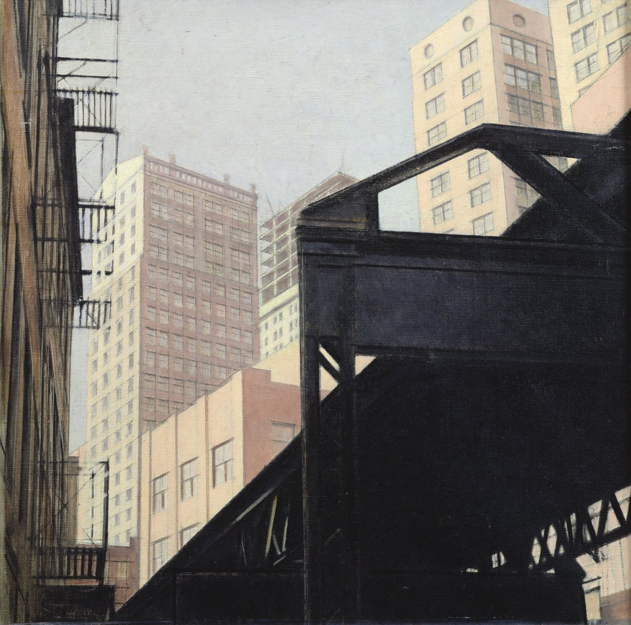 New York (öljy kankaalle) tekijältä Bernard Boutet de Monvel