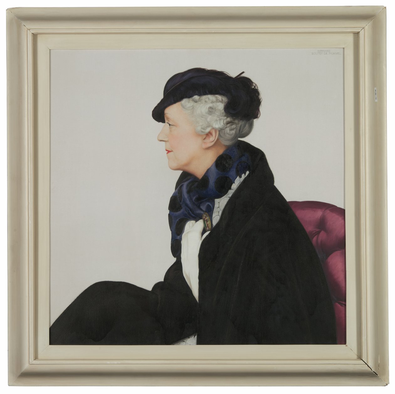 Lady Mendlin (1865-1950) muotokuva, os Ella de Wolfe, nimeltään "Elsie" (öljy kankaalle) tekijältä Bernard Boutet de Monvel