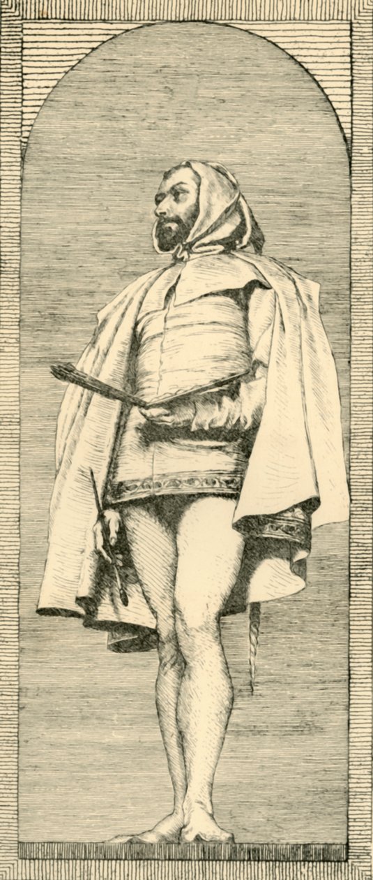 Giovanni Cimabue: suunnittelu mosaiikkiin, c1868, 1881. tekijältä Bernard Collier