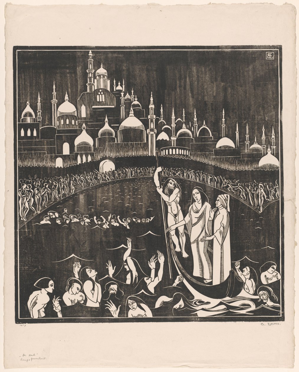De Hel (alkuperäinen nimi esineessä) tekijältä Bernard Essers (signed by artist)