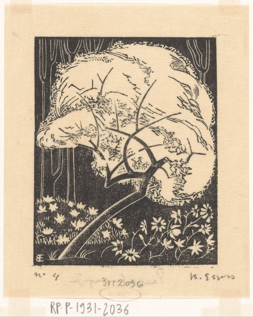 Fifth Book of Stanzas (alkuperäinen nimi) tekijältä Bernard Essers (signed by artist)