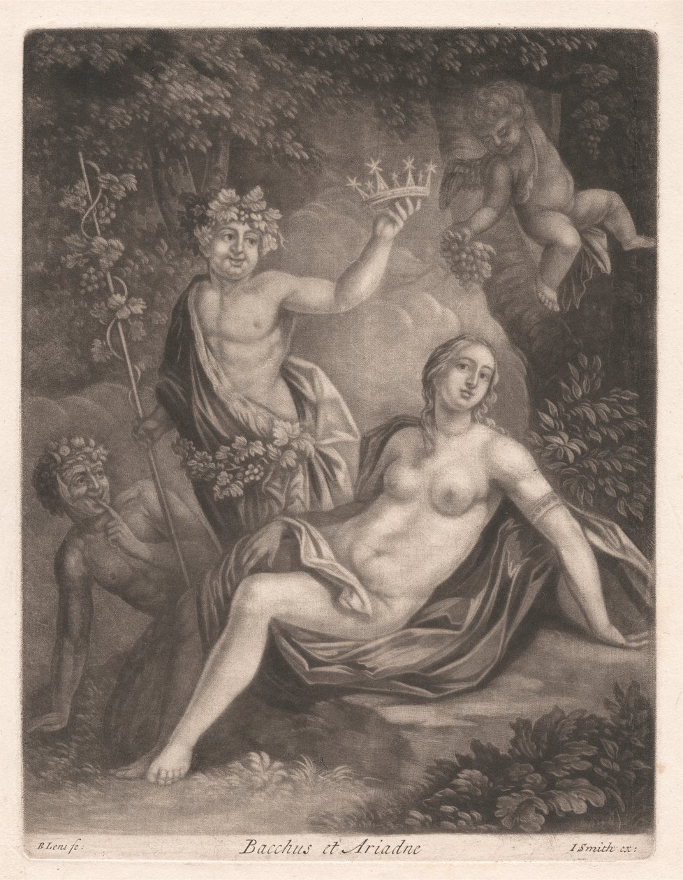 Bacchus et Ariadne tekijältä Bernard Lens