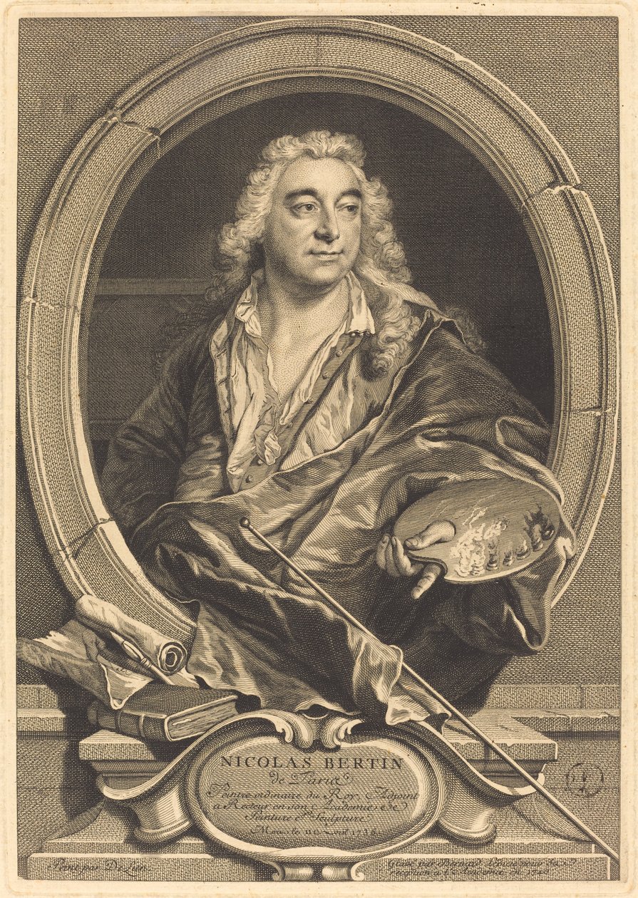 Nicholas Bertin tekijältä Bernard Lépicié after Jean François Delyen