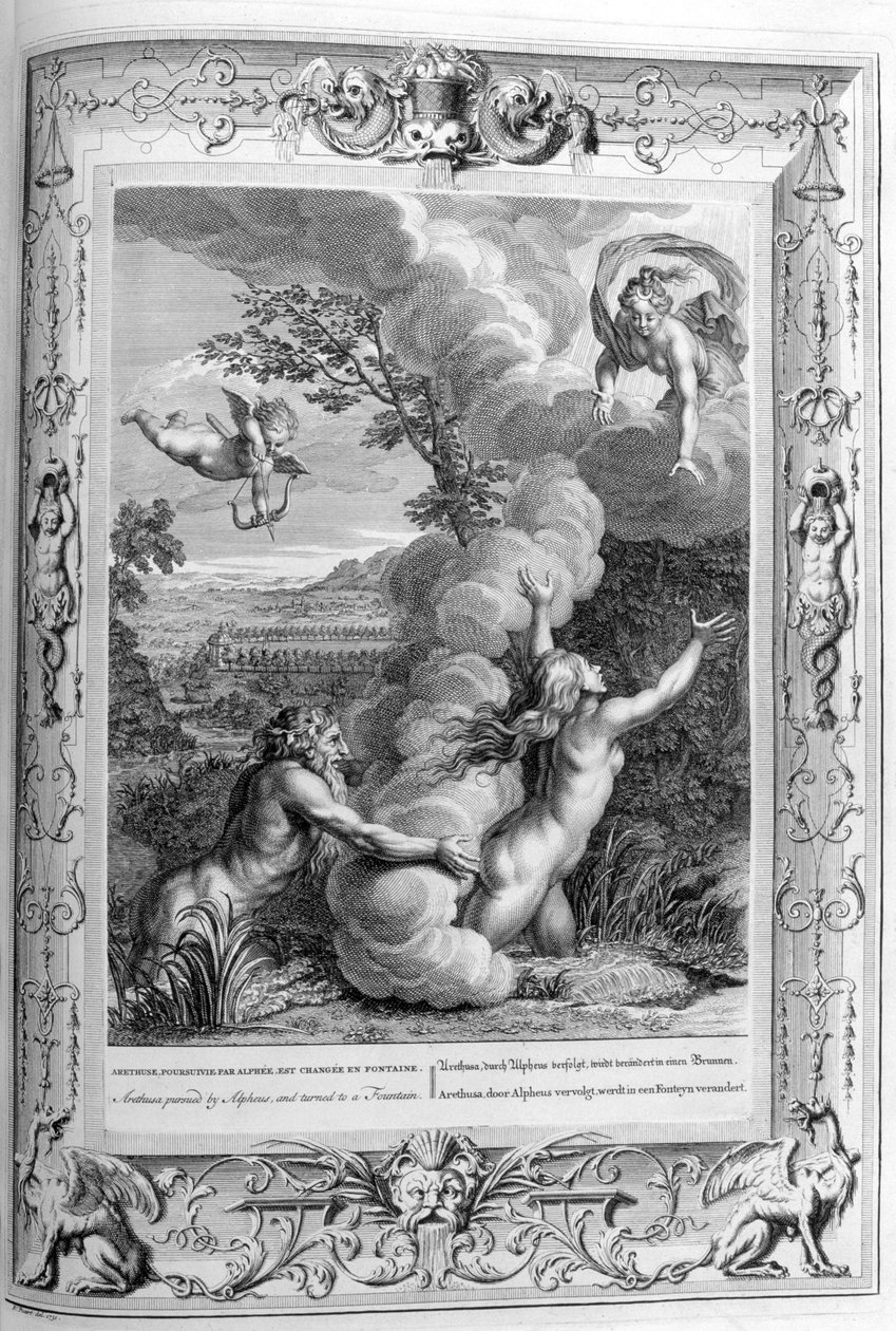 Arethusa (kaiverrus) tekijältä Bernard Picart