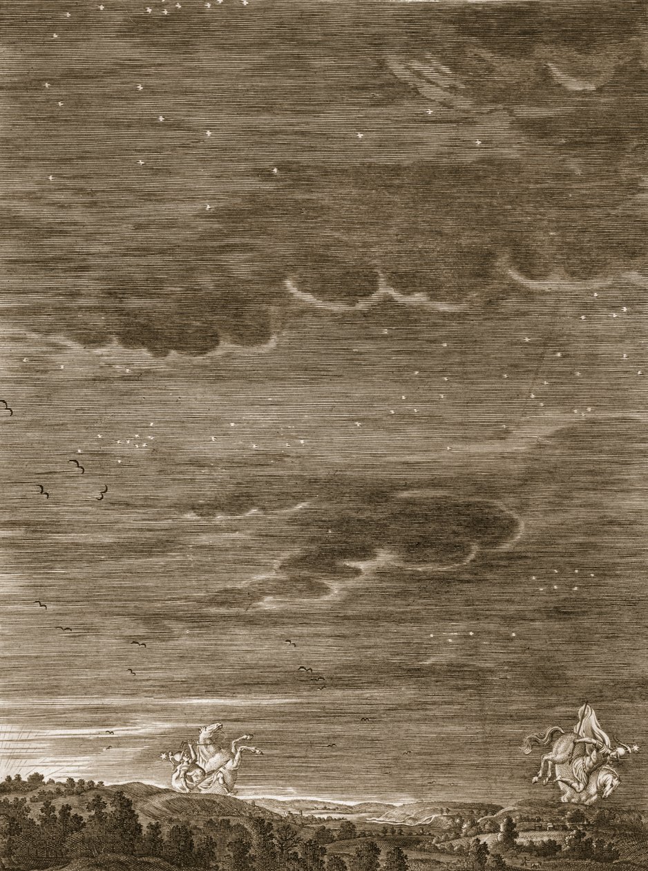 Castor ja Pollux, 1731 tekijältä Bernard Picart