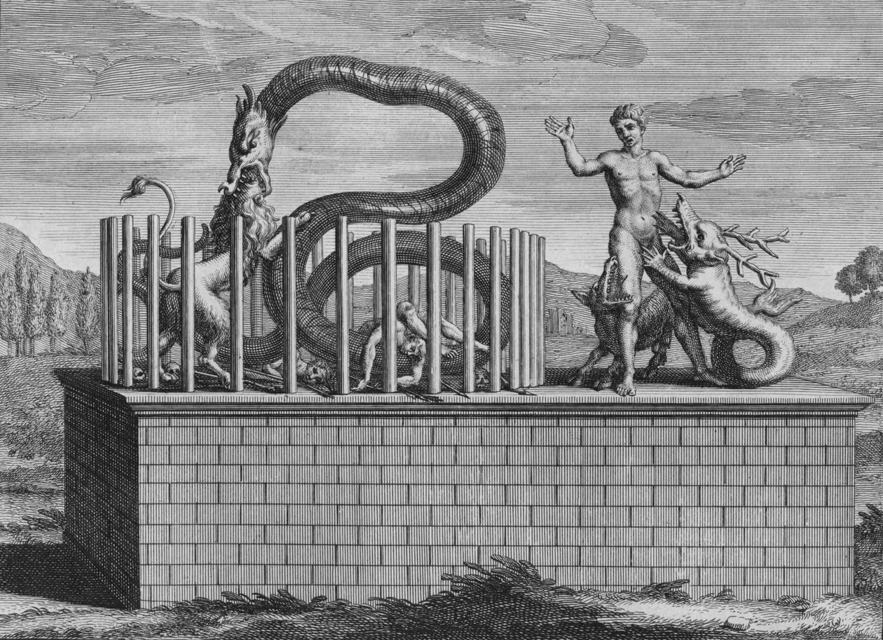 Campechen ja Iucatanin epäjumalat, 1723. tekijältä Bernard Picart