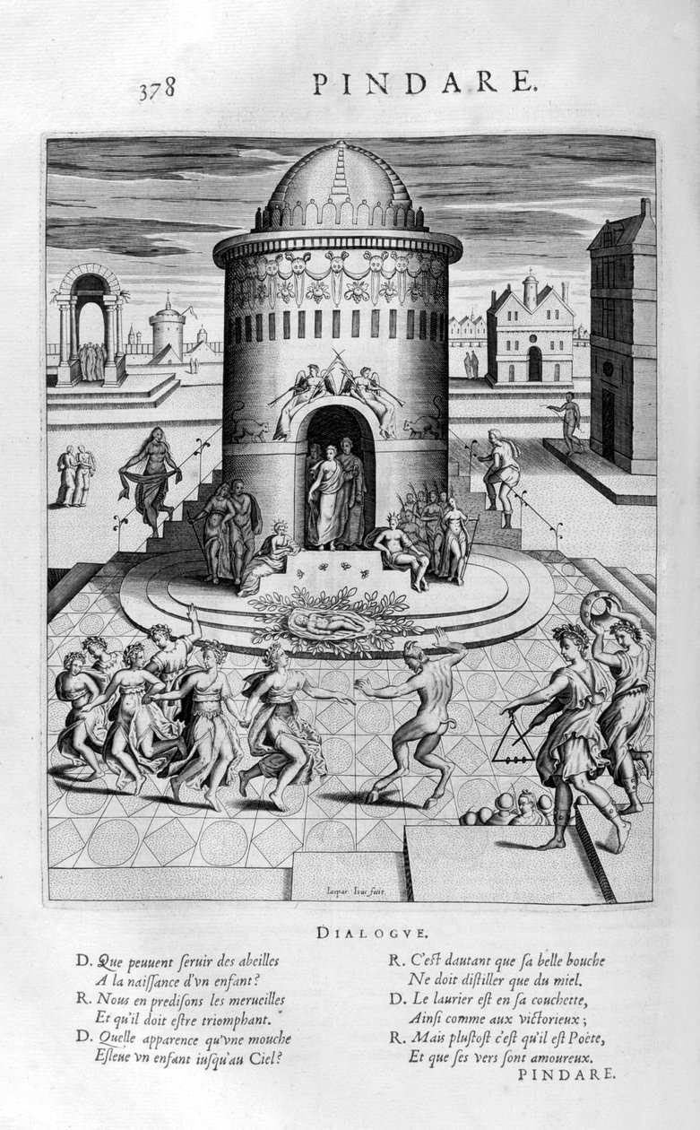 Pindare, 1615 tekijältä Bernard Picart