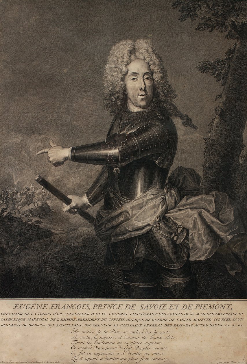 Prinssi Eugene of Savoy tekijältä Bernard Picart