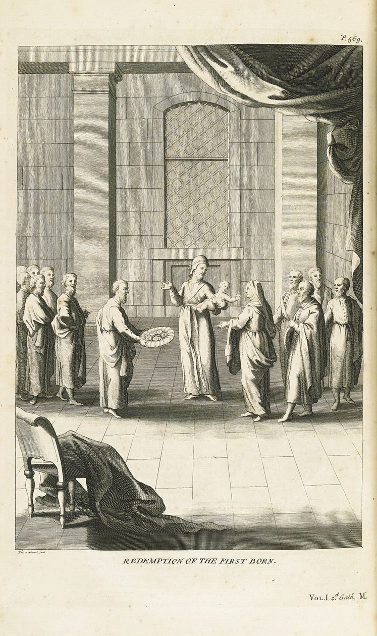 Esikoisen Pojan lunastus, 1735-1739 tekijältä Bernard Picart