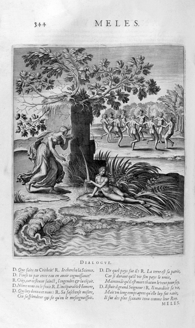 Meles-joki, 1615 tekijältä Bernard Picart