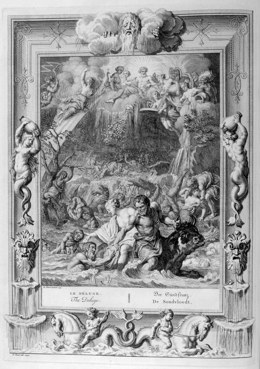 Vedenpaisumus, 1733 tekijältä Bernard Picart