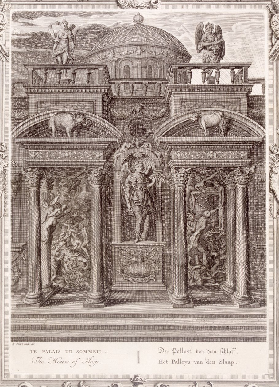 Unen talo, 1731 tekijältä Bernard Picart