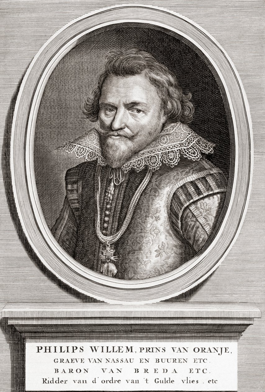 muotokuva Philip Williamista, Orangen prinssistä (1554-1618) tekijältä Bernard Picart