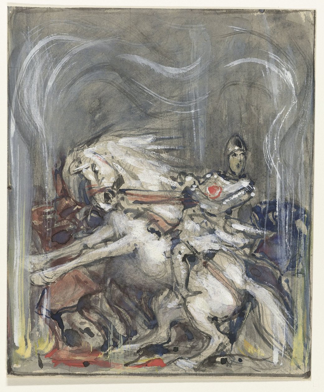 Ratsastaja kasvatushevosella tekijältä Bernard Willem Wierink